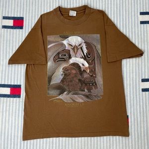 Vintage Eagle Art Nature tee shirt